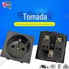 Fábrica Yangqi RF-02 Tomada Francesa 16A montagem embutida tipo cartão de tomada AC Tomada de força francesa