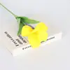 Tulipán Marrón PU Brownie Flores Artificiales para Hogar, Hotel, Decoración Exterior, Flores Falsas para Regalos de Graduación, Ramos de Mano al por Mayor