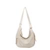 Bolsa de Hombro Versátil Nueva de Verano Bolso Cruzado de Viaje Nylon Lavado Arrugado Retro Casual Ligero Bolsa Dumpling