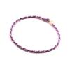 Estilo original pequeno e fresco, muito fino, pulseira da sorte de mão pequena, para amantes, feita à mão, quatro tranças, pulseira de cordão trançado para meninas
