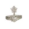 Anillo Camelia Super hada romántico brillante meteorito lujo ligero femenino chapado en oro micro incrustado circonio diamante INS nicho diseño sentido anillo