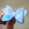 2024 Nuevo Malla Estilo Coreano Doble Capa Mariposa Grande Horquilla para el Cabello de Niñas Princesa Parte Trasera de la Cabeza Azul Accesorios para el Cabello de Niños