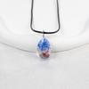 Ventas Directas de Fábrica Collar de Flor de Encaje Estrellado Fresco Gota de Agua Vidrio Gema del Tiempo Jingdezhen Ventas Calientes Transfronterizas