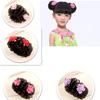 Peluca infantil con forma de anillo y lazo para bebé, accesorios para el cabello de princesa, estilo antiguo, estilo costery, para cabello rizado