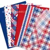 Wx-Dia Nacional Americano Papel Perolizado 17g Papel de Embrulho à Prova de Umidade para Doces de Presente Papel de Seda Decorativo Estrelas Listras