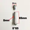 Ruedas de Maleta 6mm-8mm Remache Tornillo Dedicado Varilla de Unión Rueda de Estuche Reparación de Equipaje Remache de Reemplazo