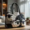 Producto Nuevo Transfronterizo 3D Temu Amazon Sitio Independiente Moda Trendy para Mujer Bolso Digital Estampado Bolso de Hombro