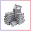 Caja de Papel de Aluminio Horno Barbacoa Comercial Rectangular Plato Bol de Papel de Aluminio Empaque de Papel de Aluminio Contenedor de Comida Aislado Desechable de Papel de Aluminio