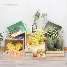 Expositor de caixa de frutas expositor de supermercado prateleira de vegetais cesta de frutas caixa de madeira vitrine caixa de flores caixa de madeira caixa decorativa
