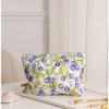 Neceser de cosméticos con diseño floral, fresco y dulce, para mujer, bonito y portátil, para guardar cosas en el interior.