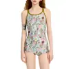 Traje de baño de competición para mujer al por mayor con copas en el pecho para piscinas, nuevo modelo 2026, talla grande 100 kg