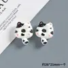 Gato con Cola de Rosquilla DIY Accesorios de Pegamento Cremoso Llavero Pasador Diadema Pulsera Pendientes Collar Imán para Nevera