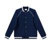 Otoño/Invierno Pesado 380g Contraste Manga Raglán Chaqueta de Traje de Béisbol Estilo Universitario Marca de Moda para Hombre Cárdigan Suéter de Ocio para Pareja