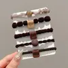 Goma Elástica Negra para el Cabello para Mujer, Alta Elasticidad, Accesorio para el Cabello Duradero, Diadema Elegante, Anillo de Goma para el Cabello