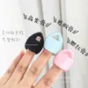 Puff Pequeno para Dedo Polegar, Puff para Ponta do Dedo, Ponta Afiada para Selar Maquiagem, Almofada Pequena para Ponta do Dedo, Mini Corretivo, Base Líquida para Mulheres