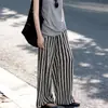 Pantalones de pijama de algodón y seda para casa de verano, longitud de nueve puntos, talla grande, pantalones casuales holgados a cuadros para casa, cómodos 05