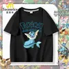 Pokemon Eevee Hielo Eevee Hada Eevee Ropa para Niños Camiseta Verano Holgada Manga Corta 7