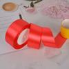 Suministro de fábrica 4cm cinta de poliéster para silla de boda respaldo cinta de satén cinta ramo flor material cinta de embalaje al por mayor
