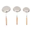 Espumadera Perforada de Acero Inoxidable de Alta Calidad 14-18cm, Utensilios de Cocina Tienda de 10 Yuanes, Malla Gruesa Perforada de Acero Inoxidable al por Mayor