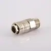 Conector Rápido de Bloqueo Automático Tres en Uno Estilo Italiano Conector Rápido Neumático con Rosca Interna y Externa