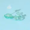 Pendientes de Resina de Cereza Fresca Dulce Luminosos Estilo Japonés y Coreano Lindos Pequeños y Pequeños Diarios Estudiante Combinan con Todo Accesorios Luminosos para Orejas