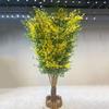 Simulação árvore de ginkgo bicolor acabada casamento casa exterior árvore falsa jardim paisagismo árvore dos desejos planta verde real fabricantes