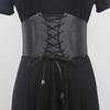 Sello de cintura para mujer, ropa exterior de cintura, cinturón decorativo ancho con vestido, traje, camisa, Europeo y Americano, Retro, chica hot, Moda Negra