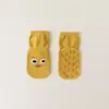 Calcetines Antideslizantes de Dibujos Animados para Bebé de Media Caña para Caminar en Interiores Calcetines de Piso para Bebé Niños Niñas Niños Calcetines de Otoño Invierno 1-3