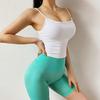 2025 Camisola Nude Primavera Verão Colete Esportivo À Prova de Choque Push-Up Sutiã Esportivo para Yoga Colete Fitness Roupa Íntima Esportiva