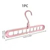 [1 Pieza] Colgador de Ropa Plegable de Nueve Agujeros Secador de Ropa Multifuncional Colgador para Armario Engrosado Antideslizante