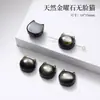 Pulsera Pixiu Atrae Riqueza de Obsidiana Plateada Natural Accesorios para Joyería DIY Accesorios para Collares Pieza Tallada Pequeña Pixiu Adorno