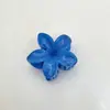 Presilha de Cabelo Flor de Plumeria Colorida Transfronteiriça da Amazon Clip Shark Elegante Vintage Feminino para Meio da Cabeça