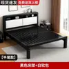 Cama de hierro forjado para el hogar, simple, doble, de 1,8 metros, engrosada, para casa de alquiler, cama con estructura de hierro de 1 metro, cama de hierro para dormitorio de 1,5 metros