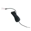 Suministro Directo de Fábrica Cable de Alambre de Doble Extremo con Cola Estañada Cable de Alimentación Negro con Clip de Cola Cable de Alimentación de Dos Conductores Enchufe Macho Cable 5V2A