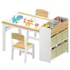 Estantería de juguete de madera maciza transfronteriza Estantería de almacenamiento de juguetes para jardín de infancia Montessori Estantería de libros para niños multicapa Organizador de juguetes