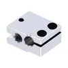 Bloque Calefactor de Extrusión E3D Volcano Pt100 para Impresora 3D Bloque Calefactor de Aluminio/Latón/Cobre Chapado CNC Resistente a Altas Temperaturas