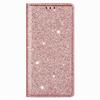 Funda para iPhone 16 Pro Aplicable Transfronteriza, Funda tipo cartera con ranura para tarjetas para 13 Pro Max, Funda de succión con purpurina para 14