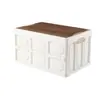 Exportar alta calidad se puede usar como mesa temporal Tablero tapa de madera caja plegable caja de plástico caja portátil para coche caja de camping