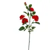 Decoração de Casamento Rosa de Veludo Simulada Flores Artificiais Rosa Búlgara Transfronteiriça Dia dos Namorados Flores Artificiais Atacado