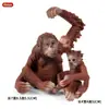 Juguete de Modelo Animal Sólido para Niños Simulación Primates Mono Gorila Simio Chimpancé Regalo Cognitivo