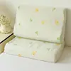Fronha de Látex, Algodão Puro, Um Par, para Uso Doméstico, Fronha de Travesseiro de Espuma de Memória 40X60, Fronha Especial para Travesseiro de Borracha Infantil 1