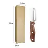 Cuchillo pelador de acero inoxidable, raspador de cocina, pelador doméstico, cuchillo de caña gruesa, cuchillo para piña, lechuga, cáscara de calabaza.