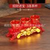 Taza de plástico rojo engrosada para tetera, tetera, cuenco, plato para servir frutas, juego de palillos, fabricantes al por mayor