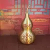 Venta al por mayor de Adornos de Calabaza de Cobre desde la Fábrica de Origen, Diseñados para Atraer Riqueza y Buena Fortuna, con Símbolos de Tai Chi y Bagua, Adecuados para Decoración del Hogar y Exhibición de Mesa