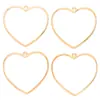 Acessórios de liga para joias DIY direto da fábrica Pulseira de amor Conector de colar Pingente de coração A130