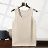Colete de Cashmere Masculino, Camisola de Tricô de Cashmere de Cabra, Gola Redonda em U, Novo Estilo Outono e Inverno 2026, Camiseta Sem Manga para Aquecimento