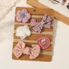 Set de Diadema de Cabeza de Nylon Transfronterizo Nuevo Europeo y Americano Diadema de Lazo para Bebé Accesorios para el Cabello Suaves Sin Costuras Lindos 5268