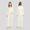 Pijama de Ropa de Casa para Mujer, Conjunto de Manga Larga, Para Regalo, Estilo de Exportación de Verano de Alta Gama, Pijama Popular de Seda