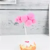 Bolas de Algodão Grandes Bolas de Pelo Nuvem Decoração de Bolo de Aniversário Plug-in Suprimentos de Confeitaria Plug-in Celebridade da Internet Decoração de Mesa de Sobremesa