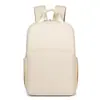 Mochila de Hombro Doble Estilo Simple Unisex Gran Capacidad Ligera Bolsa para Computadora Mochila para Viajes Diarios Salidas Diarias Mochila para Computadora